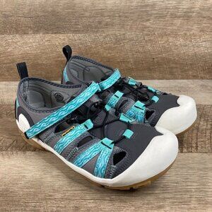 KEEN Legion Blue & Gray Aqua Knotch Hollow Youth Sneakers Shoes Girls Sz 7 NEW